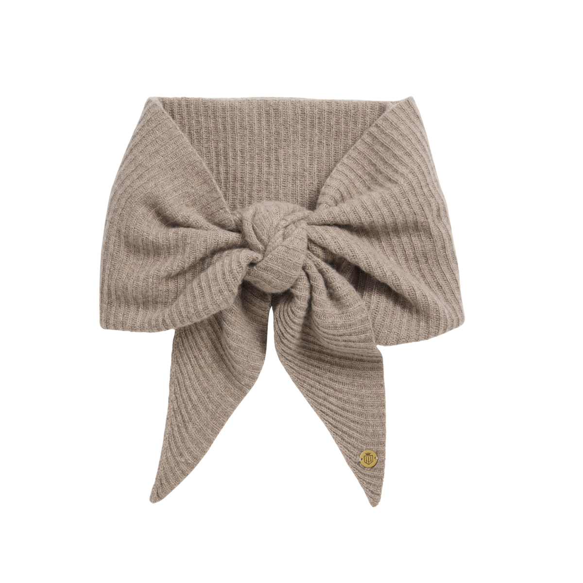 The Heidi Knitted Scarf Mushroom