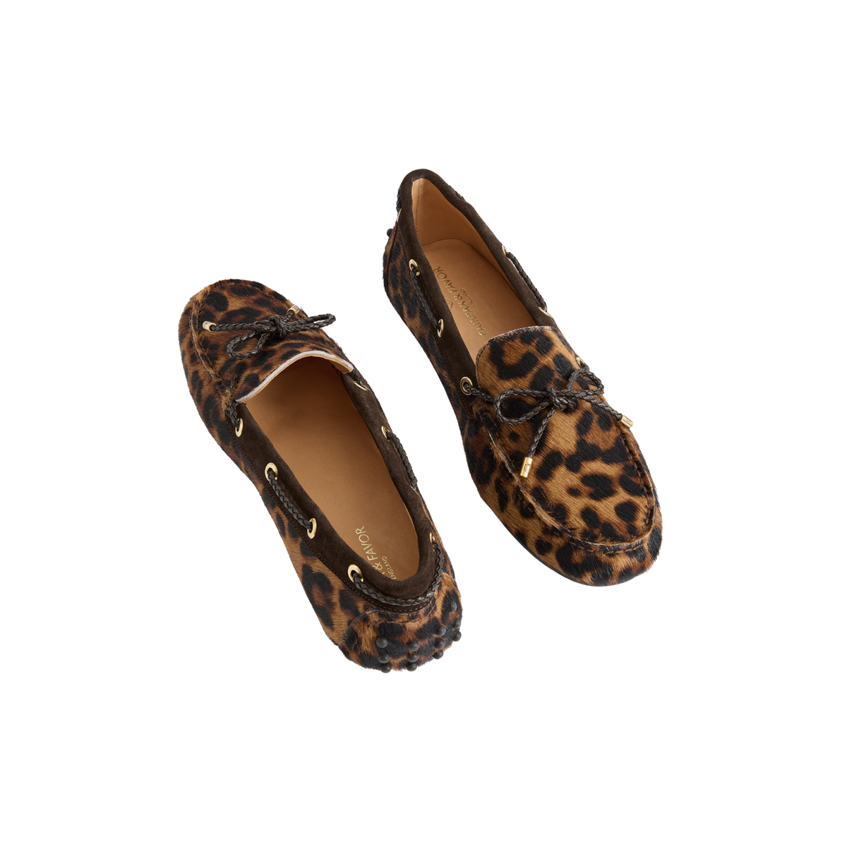 Henley Driving Shoe Leopard Haircalf