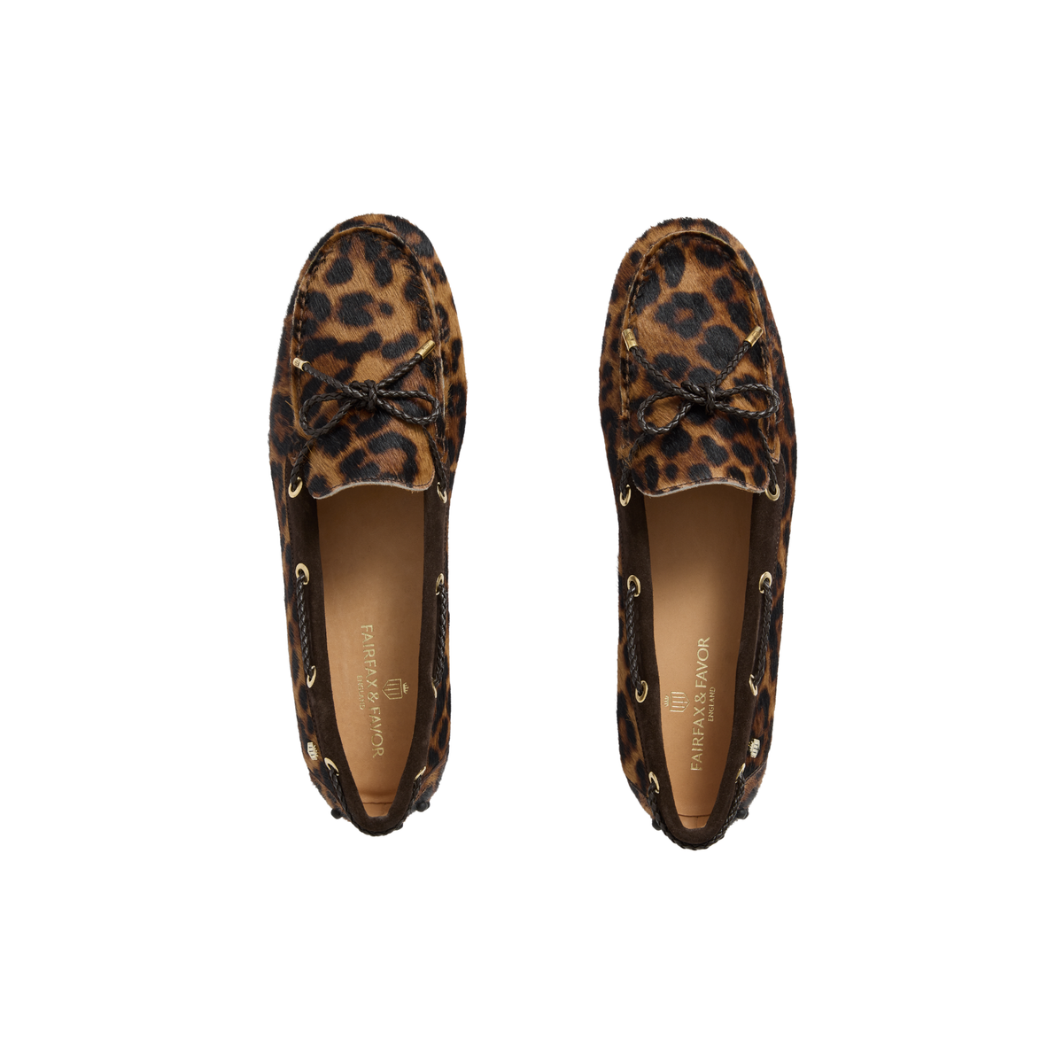 Henley Driving Shoe Leopard Haircalf