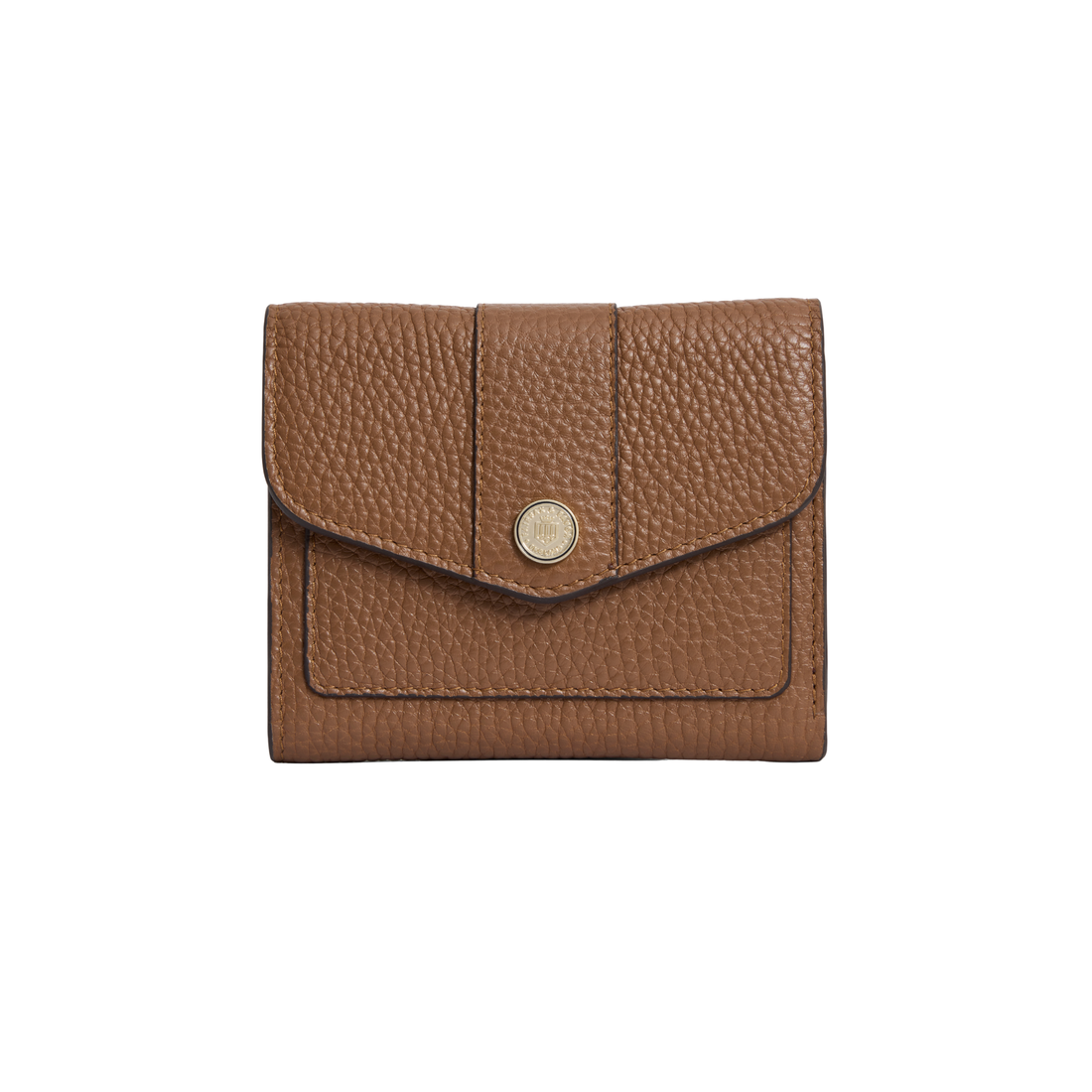 Langford Button Purse Tan Leather