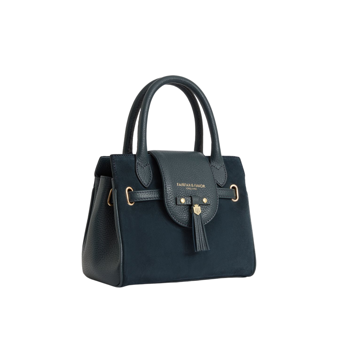 Mini Windsor Handbag Teal Suede