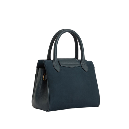 Mini Windsor Handbag Teal Suede