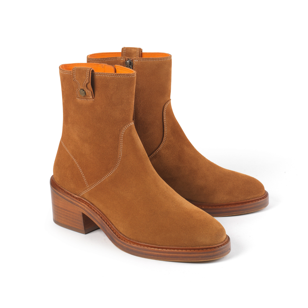 Oulton Ankle Boot Tan Suede