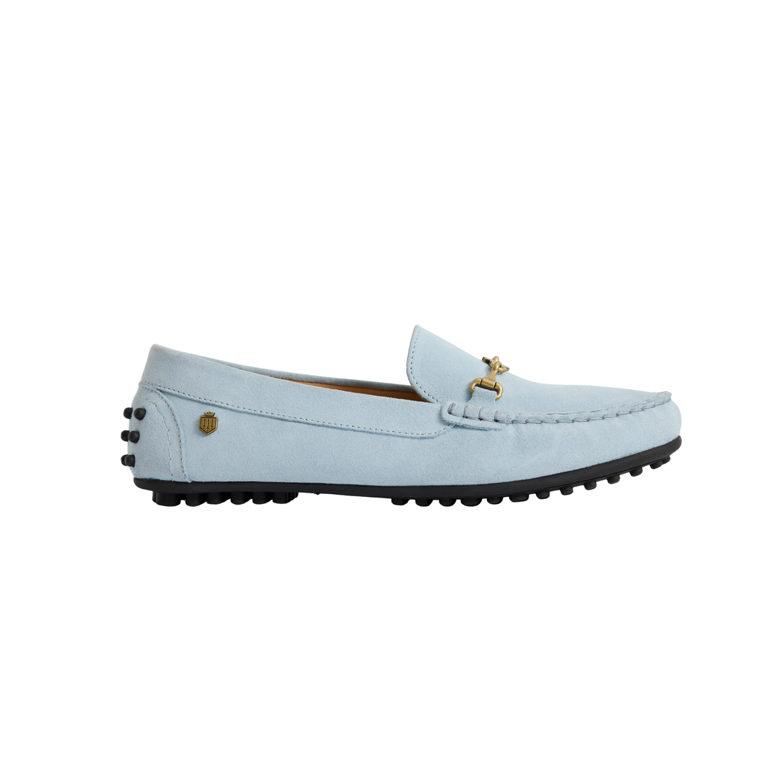 Trinity Driving Shoe Sky Blue Suede