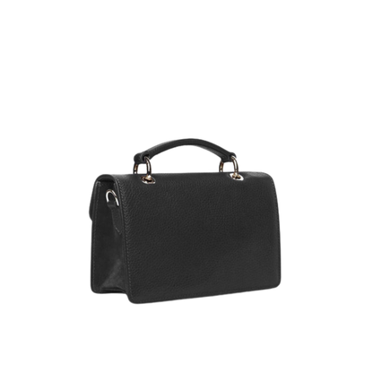 Loxley Mini Cross Body Bag Black Suede