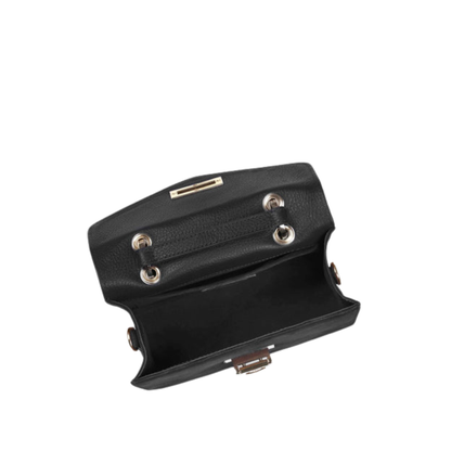 Loxley Mini Cross Body Bag Black Suede