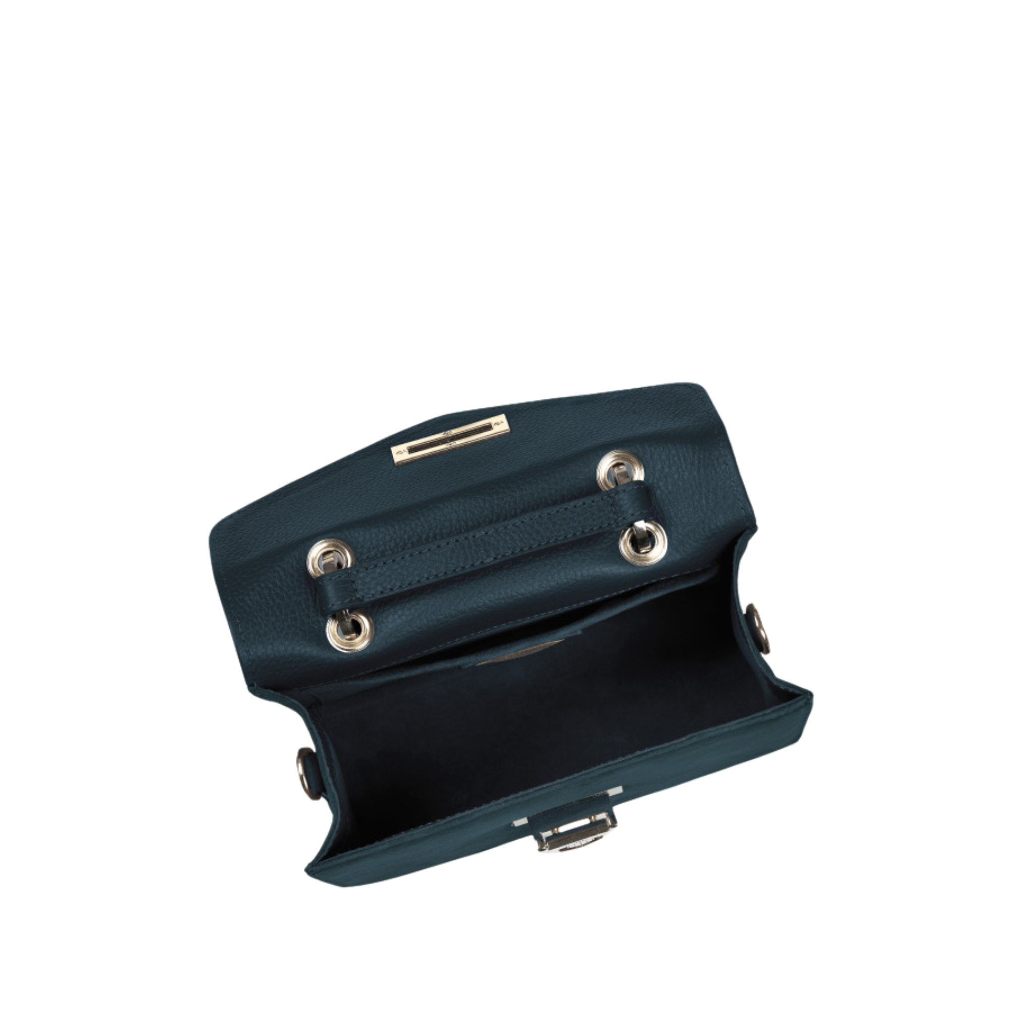 Loxley Mini Cross Body Bag Teal Suede