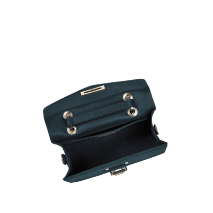 Loxley Mini Cross Body Bag Teal Suede