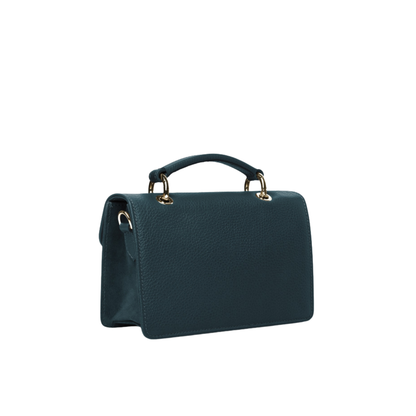 Loxley Mini Cross Body Bag Teal Suede