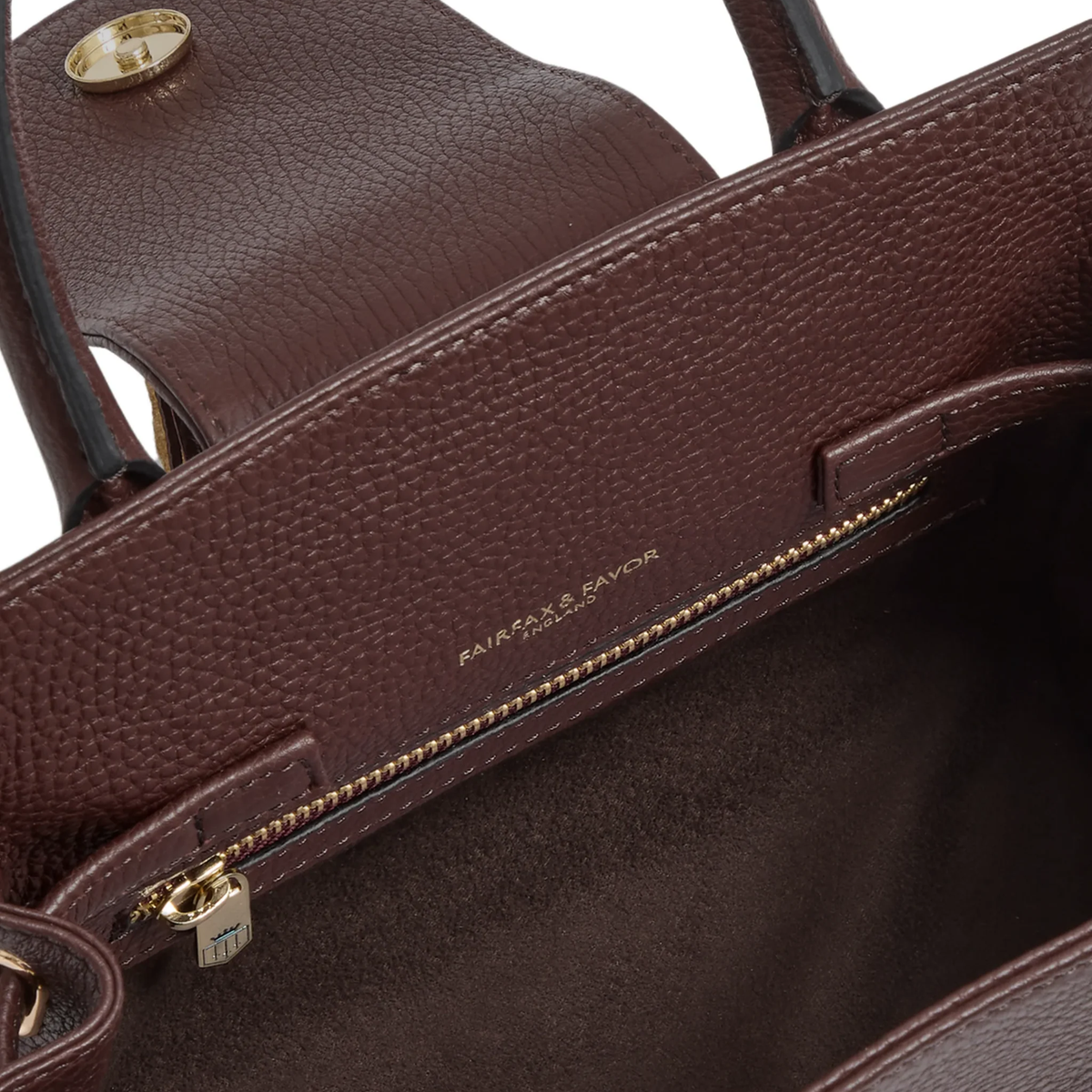 Mini Windsor Handbag Port &amp; Deep Taupe (Stockist Exclusive)
