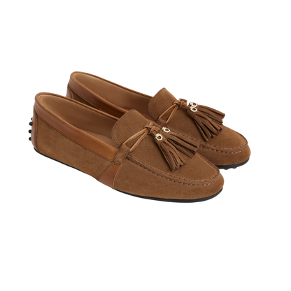 Rutland Driver Tan Suede