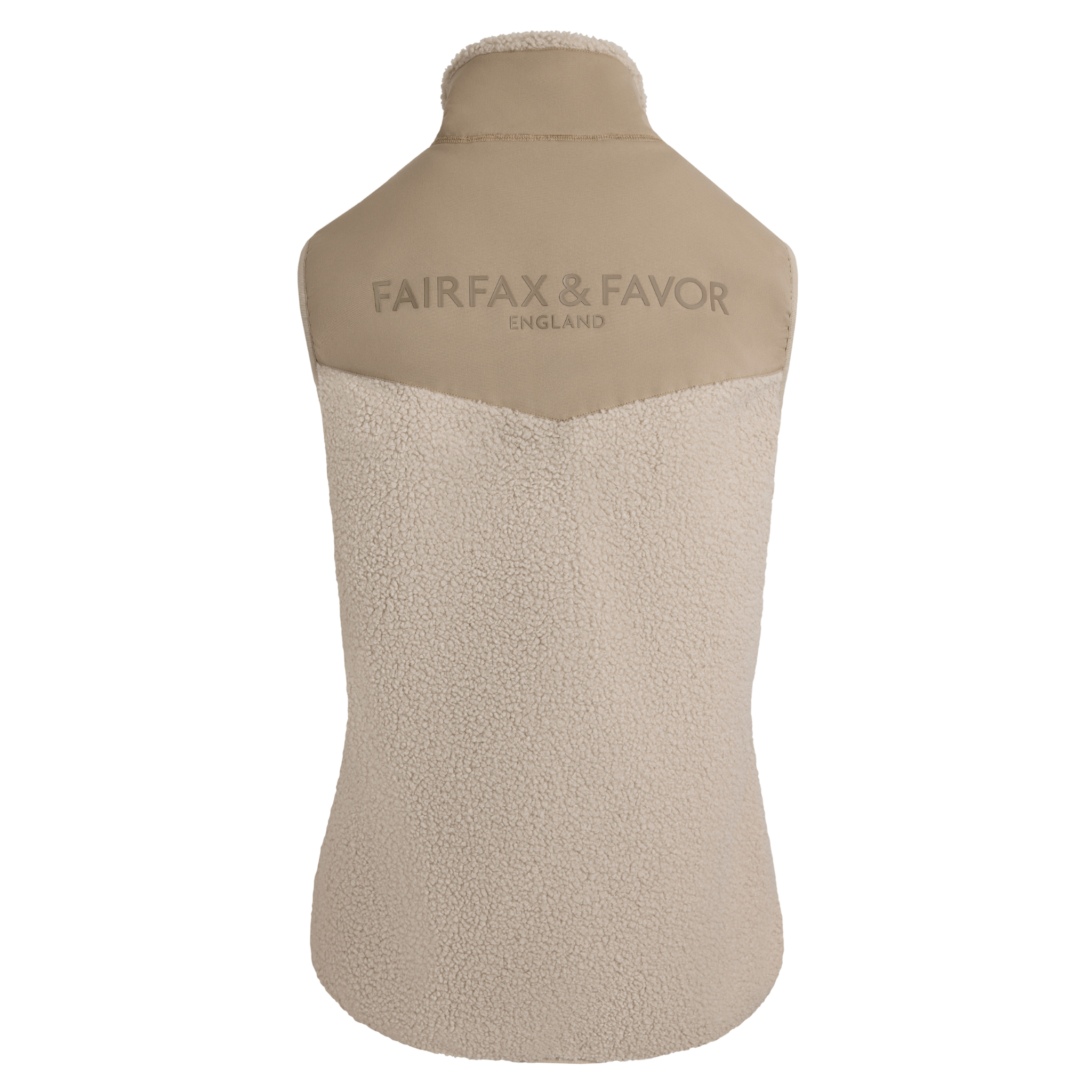 Agnes Fleece Gilet Ecru