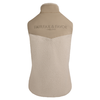 Agnes Fleece Gilet Ecru