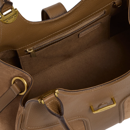 Aviemore Shoulder Bag Tan Suede