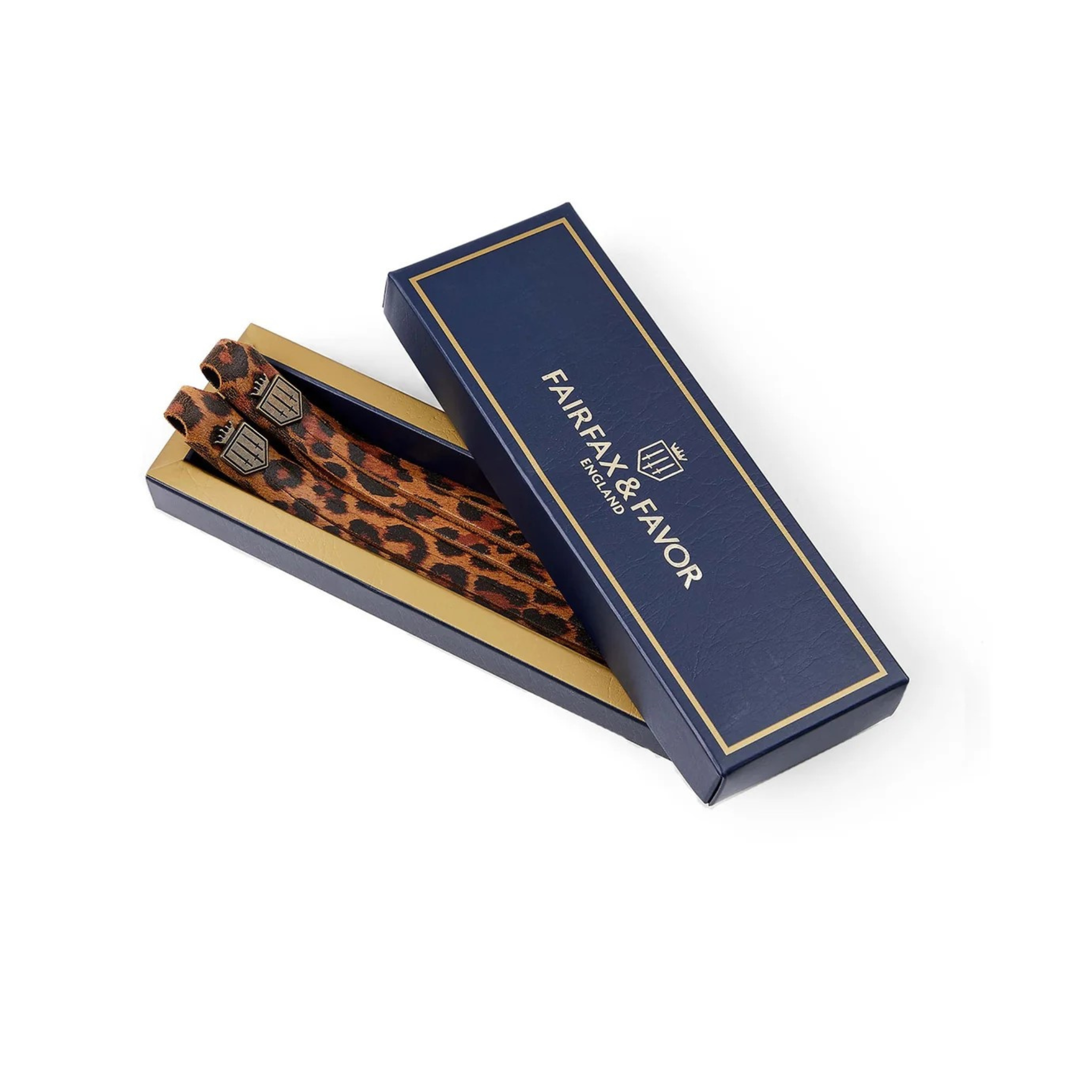 Fairfax &amp; Favor Boot Tassels Tan Leopard