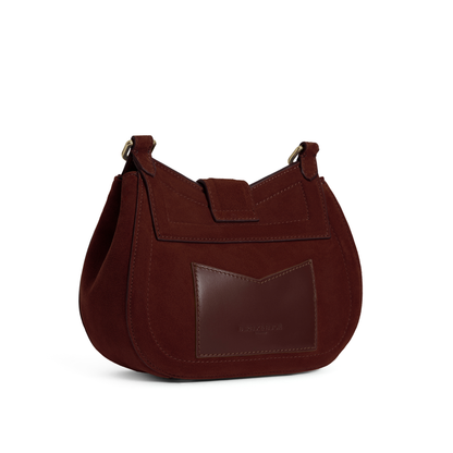 Langham Messenger Bag Port Suede