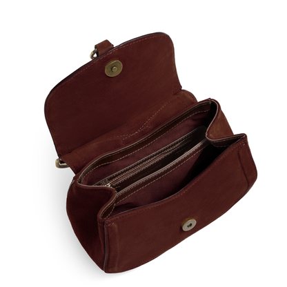 Langham Messenger Bag Port Suede