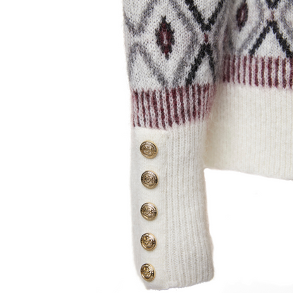 Fairisle Knit Cream