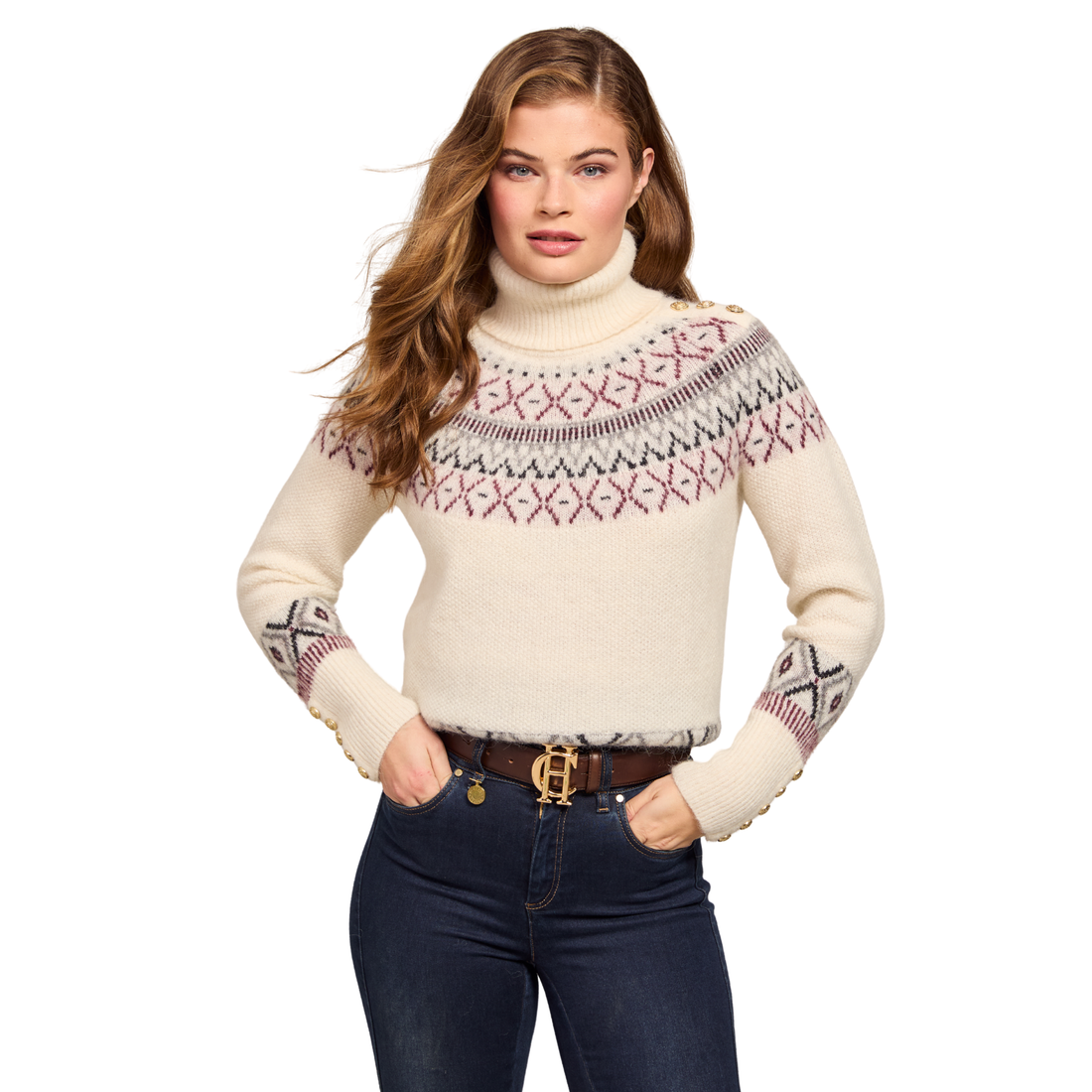 Fairisle Knit Cream