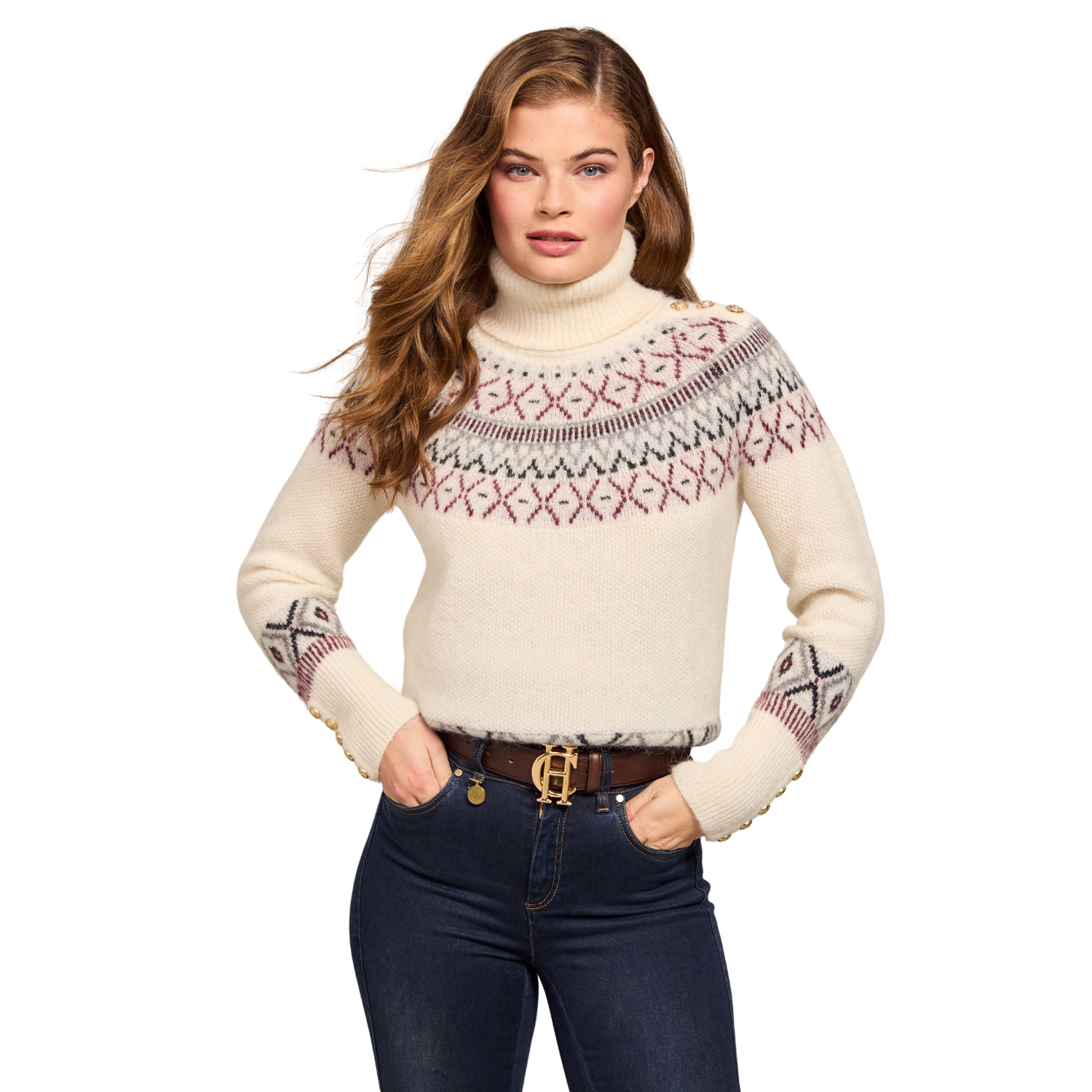 Fairisle Knit Cream