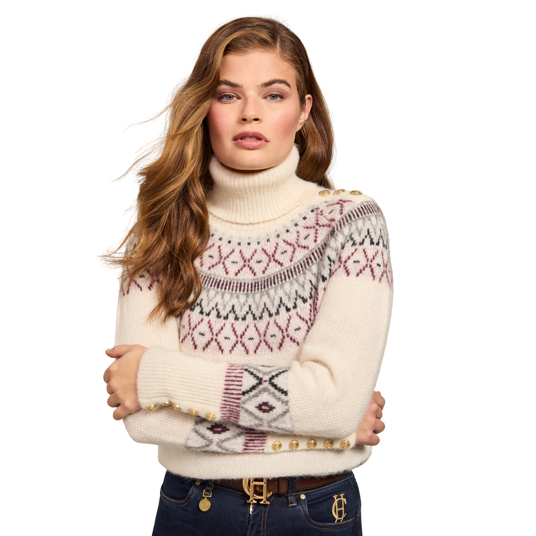 Fairisle Knit Cream