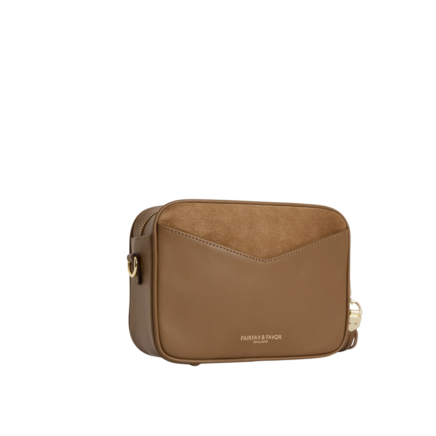 Finsbury Cross Body Bag Harlequin Tan Suede