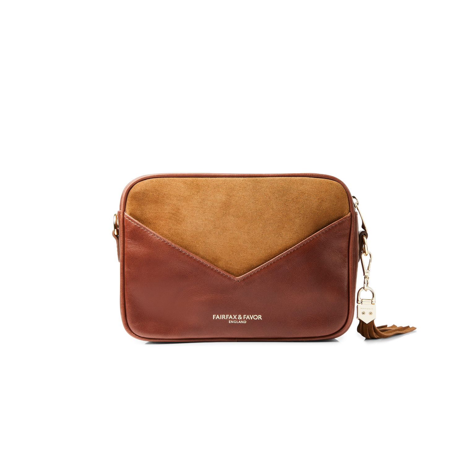 Finsbury Cross Body Bag Tan Suede Wild Westbrooke