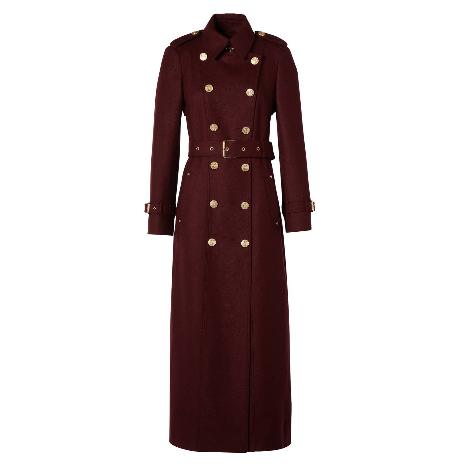 Full Length Marlborough Trench Coat Mulberry