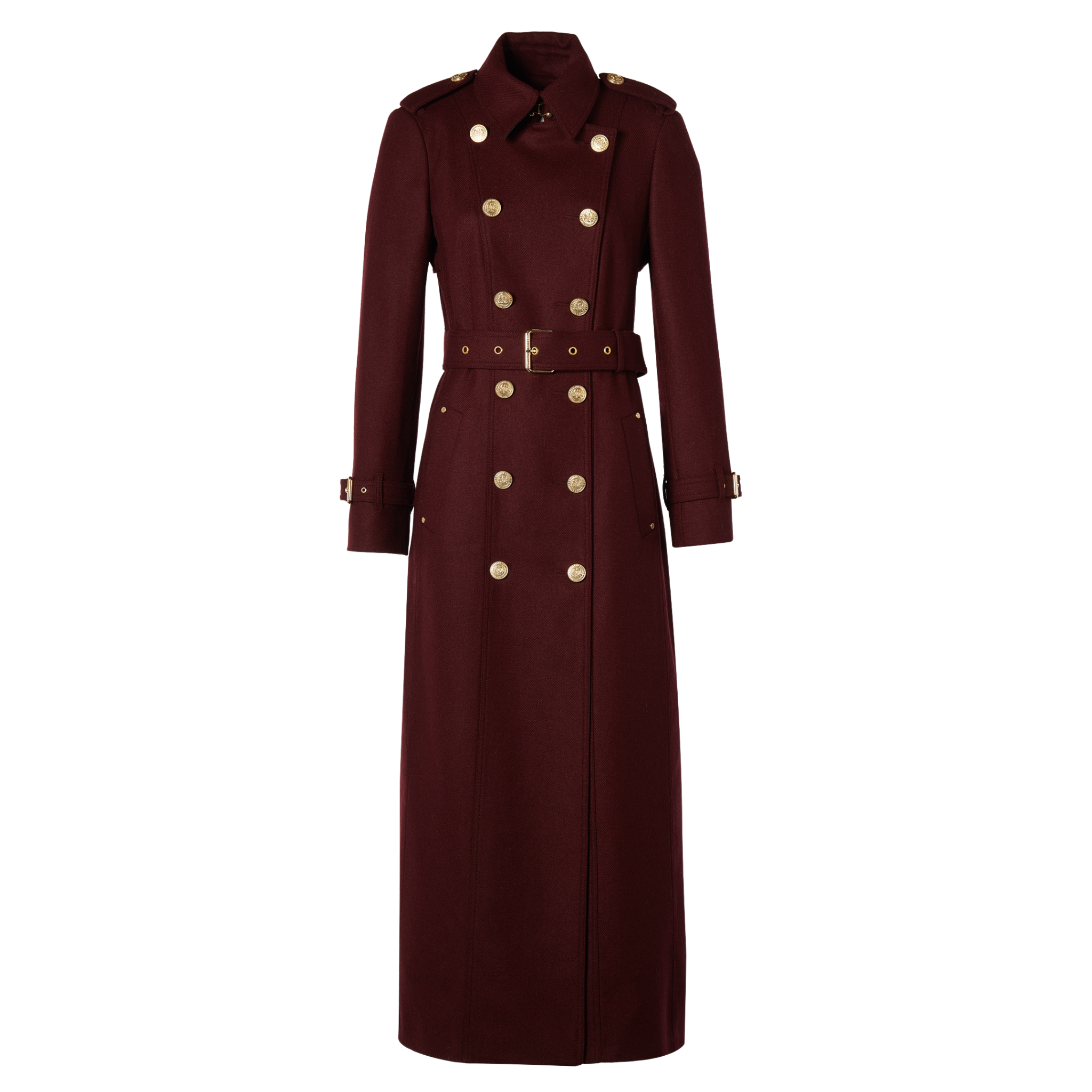 Full Length Marlborough Trench Coat Mulberry