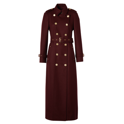 Full Length Marlborough Trench Coat Mulberry