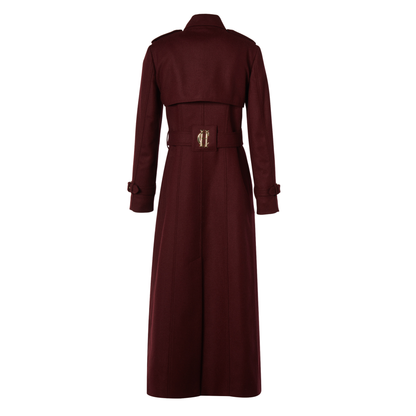 Full Length Marlborough Trench Coat Mulberry
