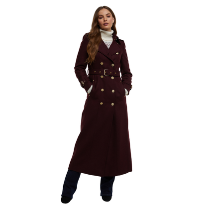 Full Length Marlborough Trench Coat Mulberry