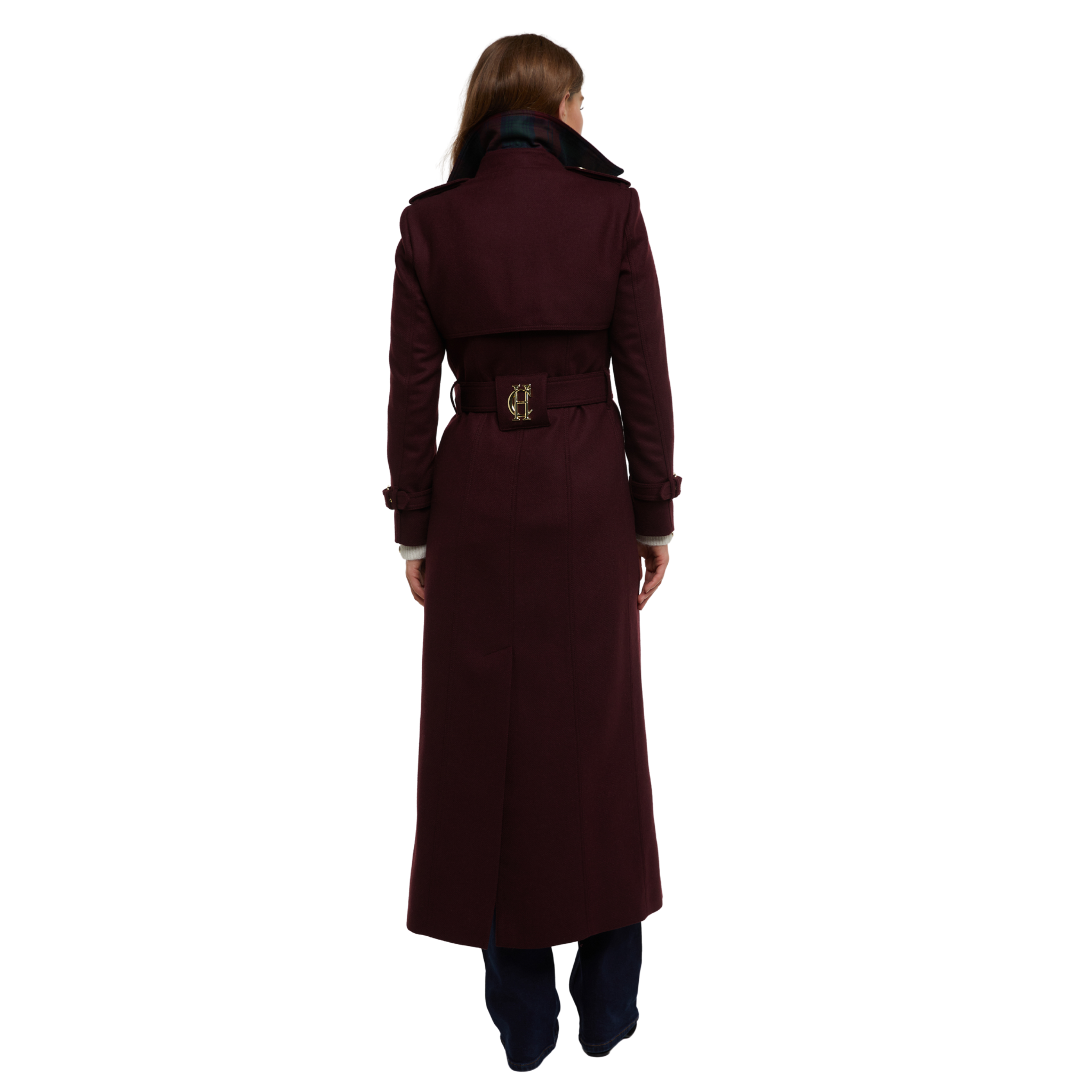 Full Length Marlborough Trench Coat Mulberry