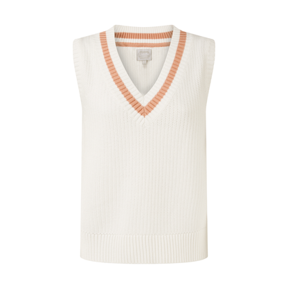 Hambledon Vest Soft White/Blush