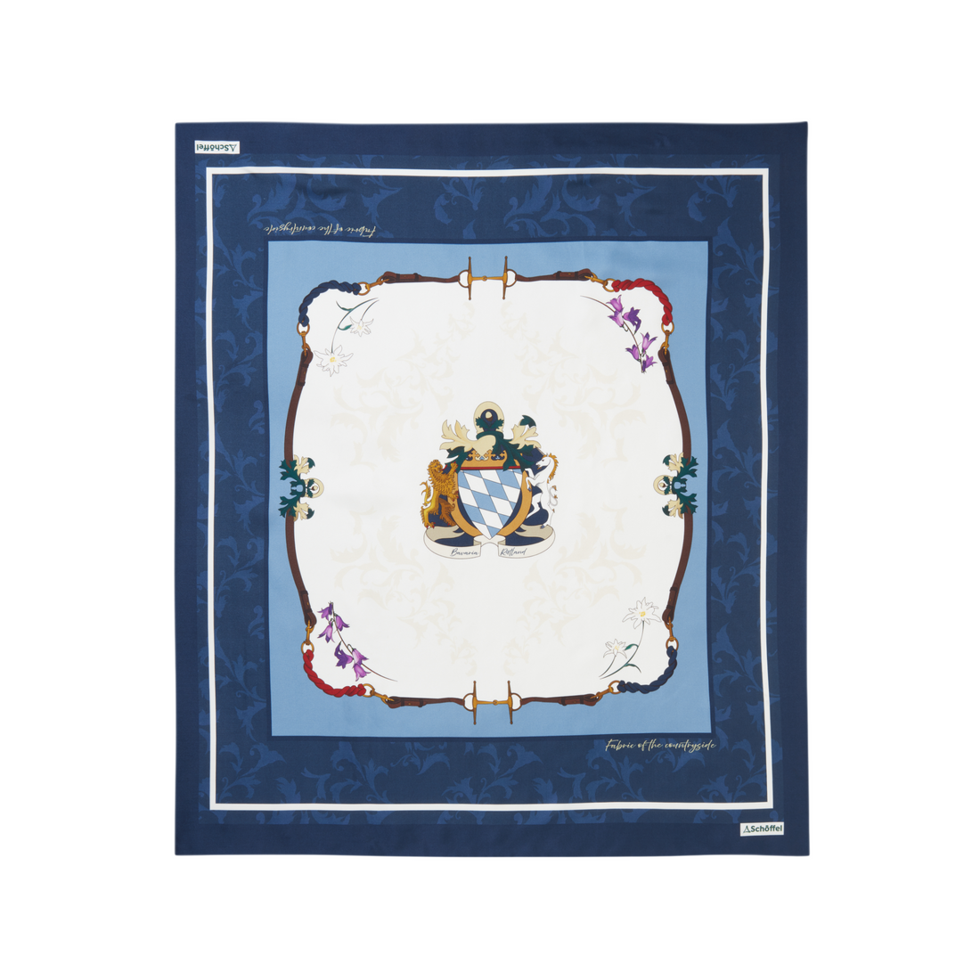 Hathersage Silk Scarf Crest Print
