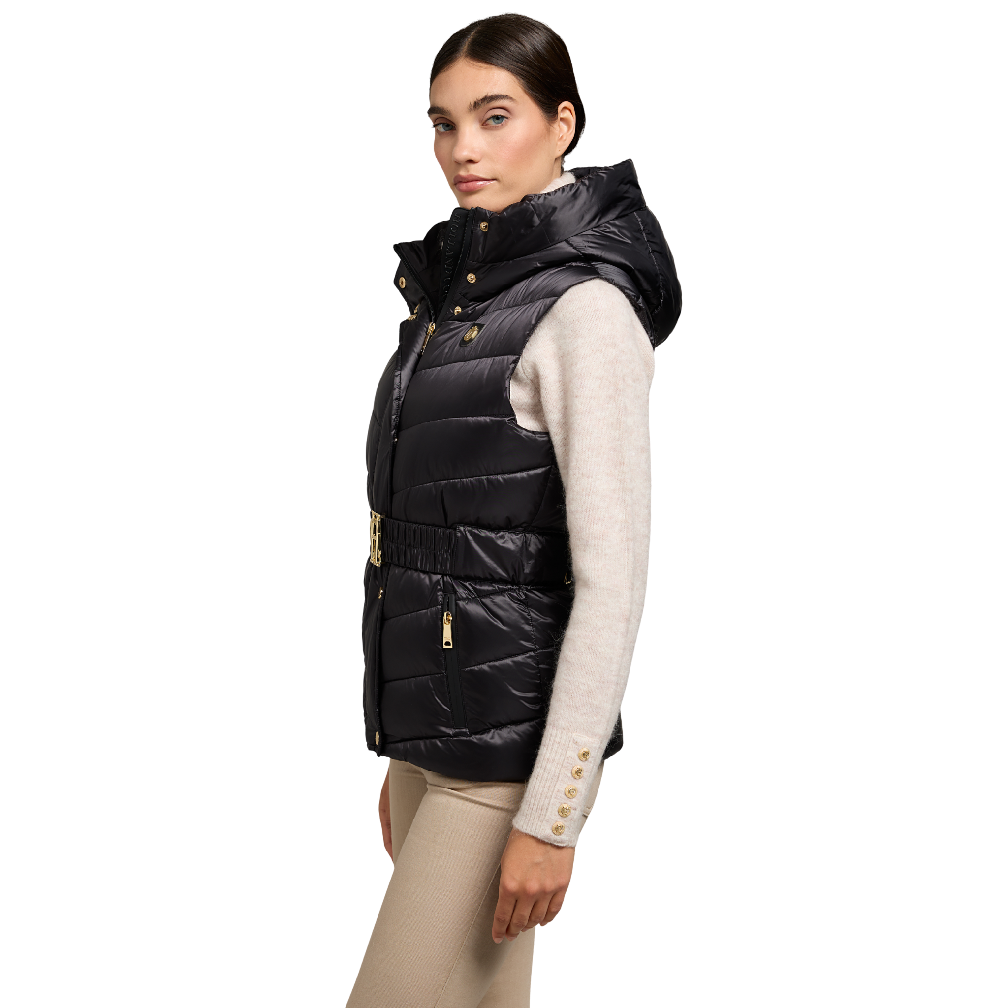 Arosa Gilet Deep Black