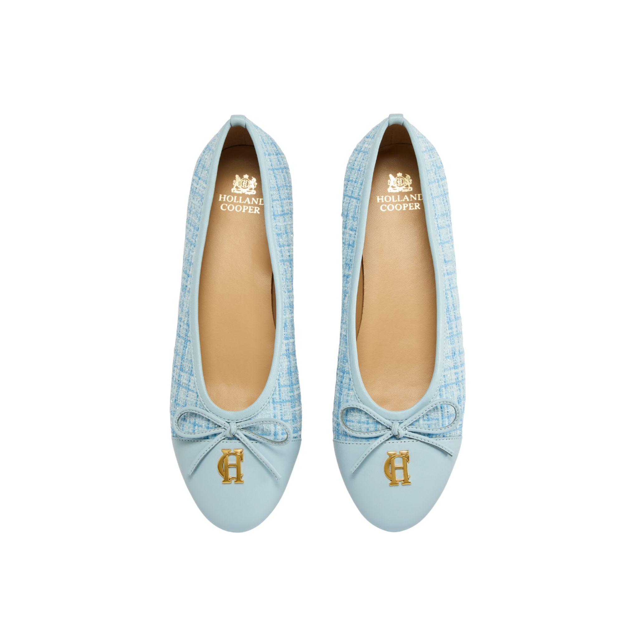 Ballet Shoe Ice Blue Boucle