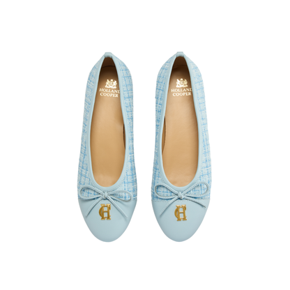 Ballet Shoe Ice Blue Boucle