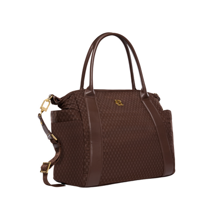 Cheltenham Tote Bag Chocolate Monogram