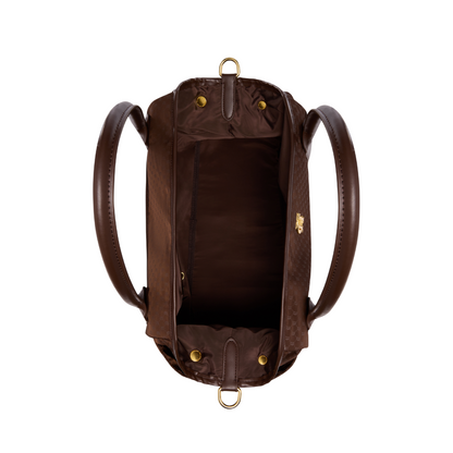 Cheltenham Tote Bag Chocolate Monogram