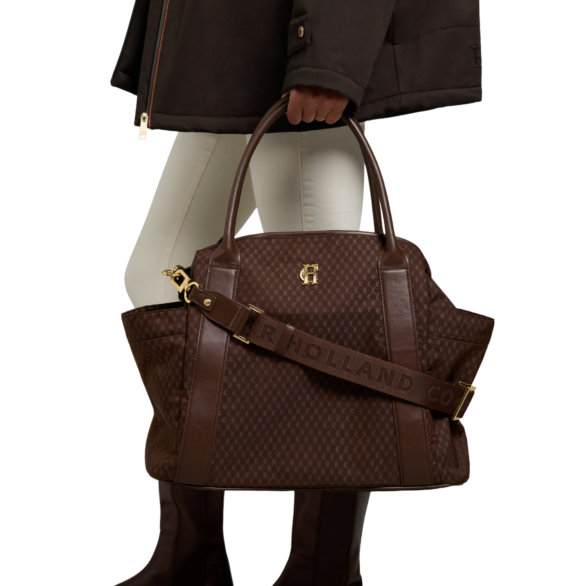 Cheltenham Tote Bag Chocolate Monogram