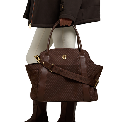 Cheltenham Tote Bag Chocolate Monogram