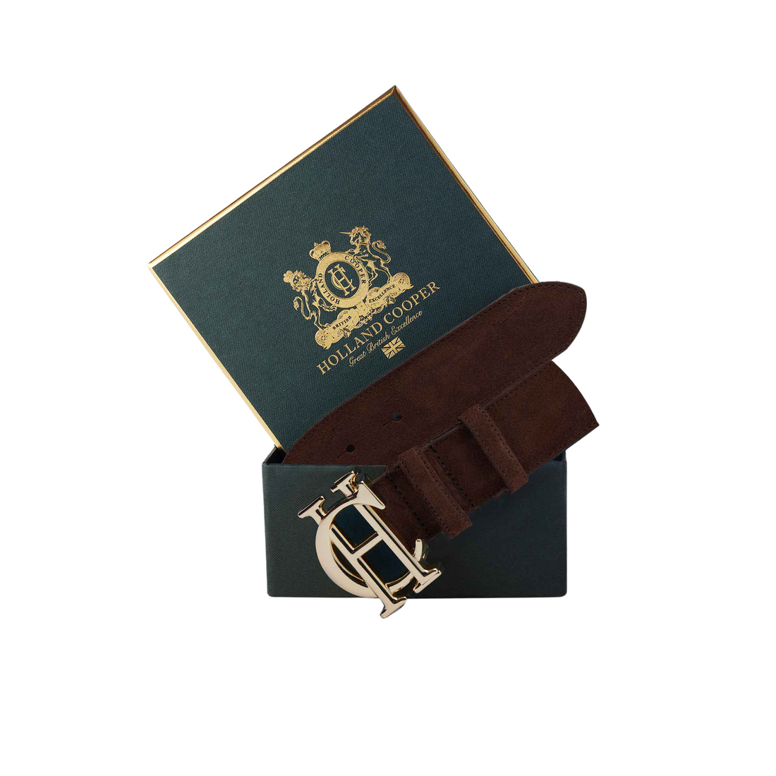 HC Classic Belt Chocolate Suede