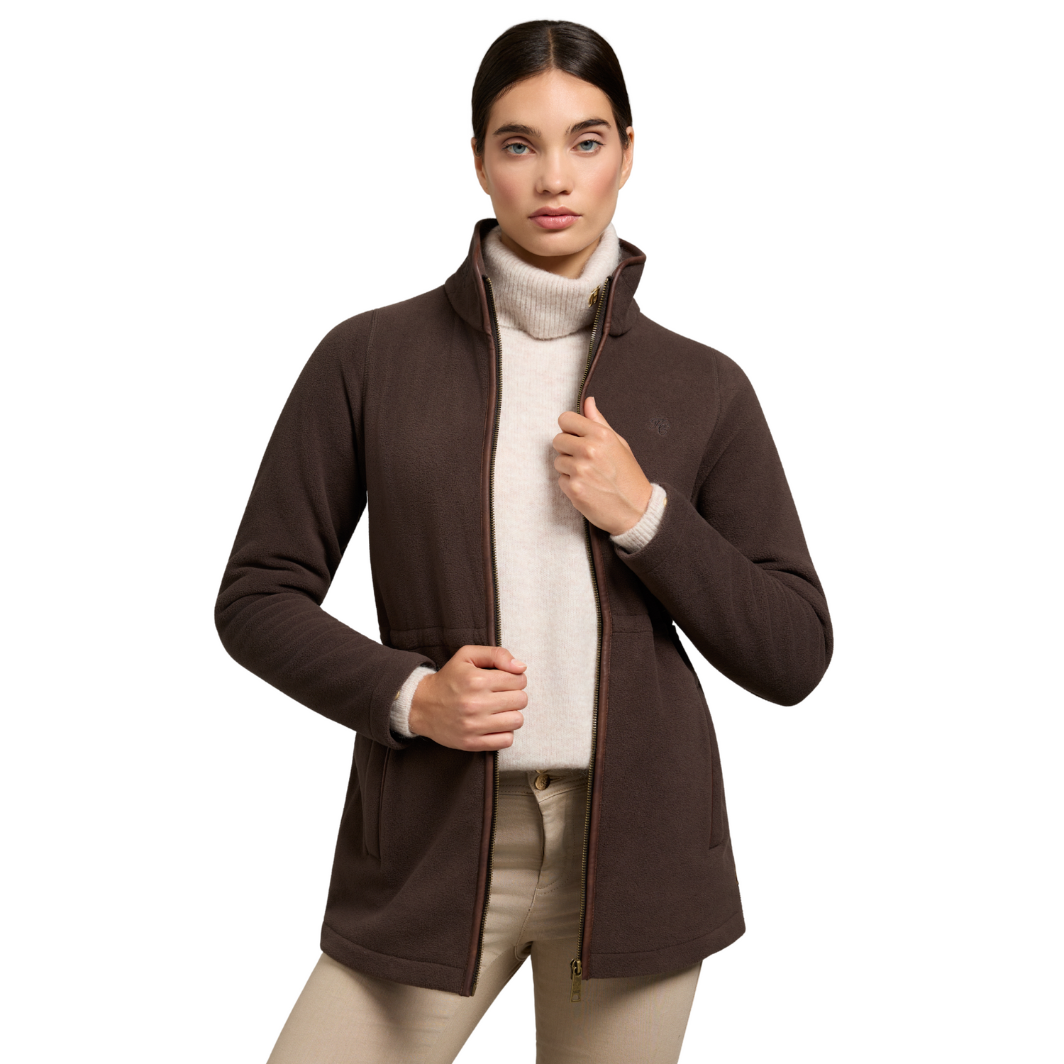 Country Longline Fleece Chocolate