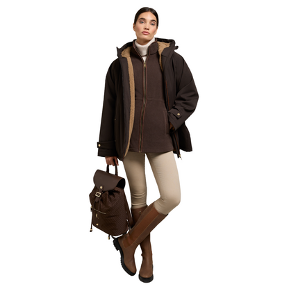 Country Longline Fleece Chocolate