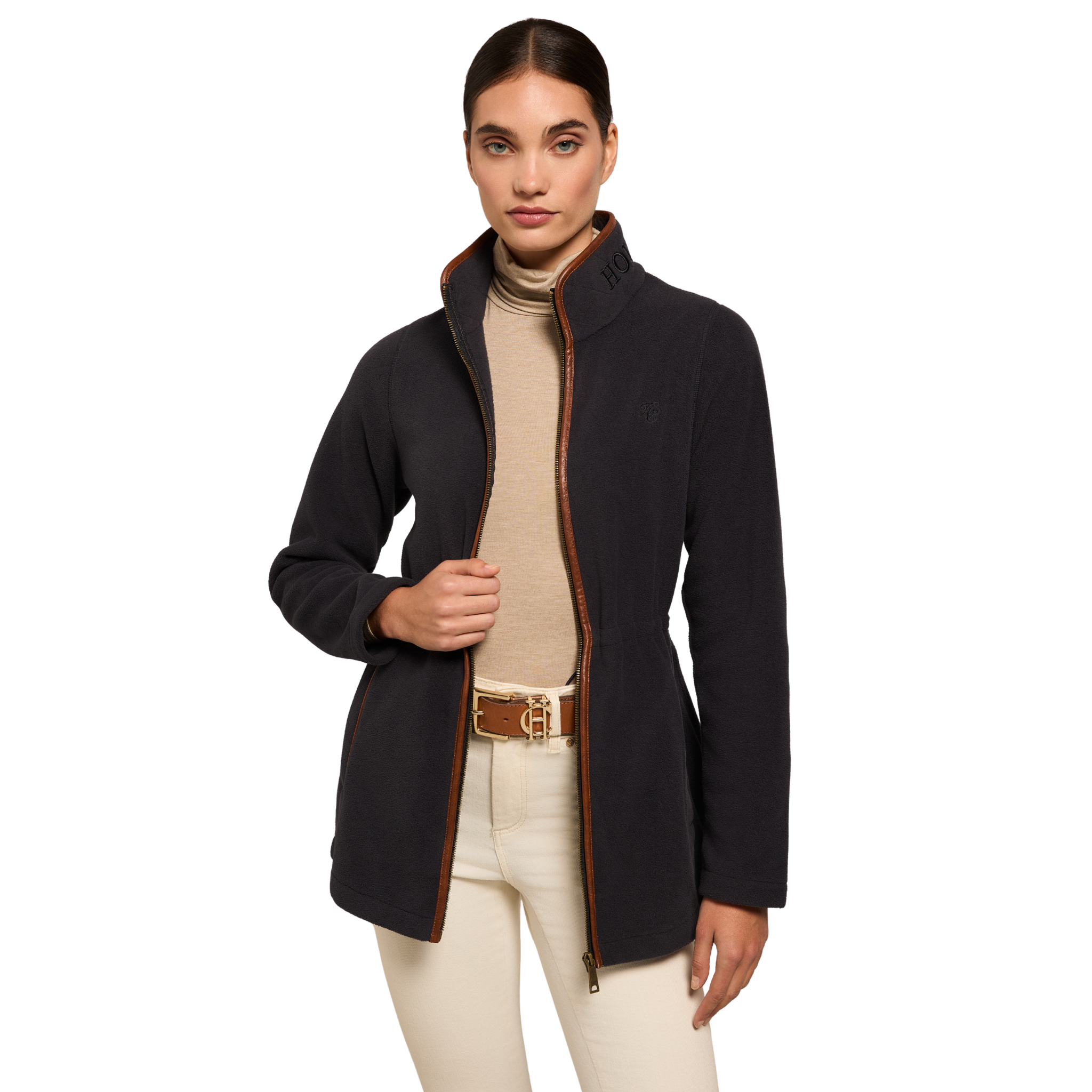 Country Longline Fleece Ink Navy