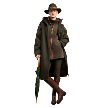 Country Longline Fleece Khaki