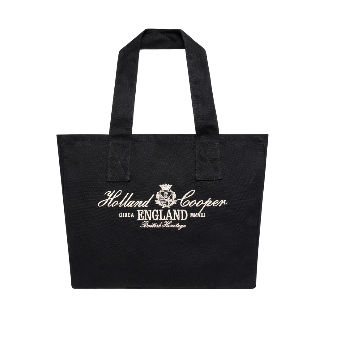 Essential Tote Bag Black Ecru