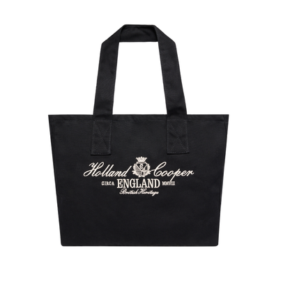 Essential Tote Bag Black Ecru