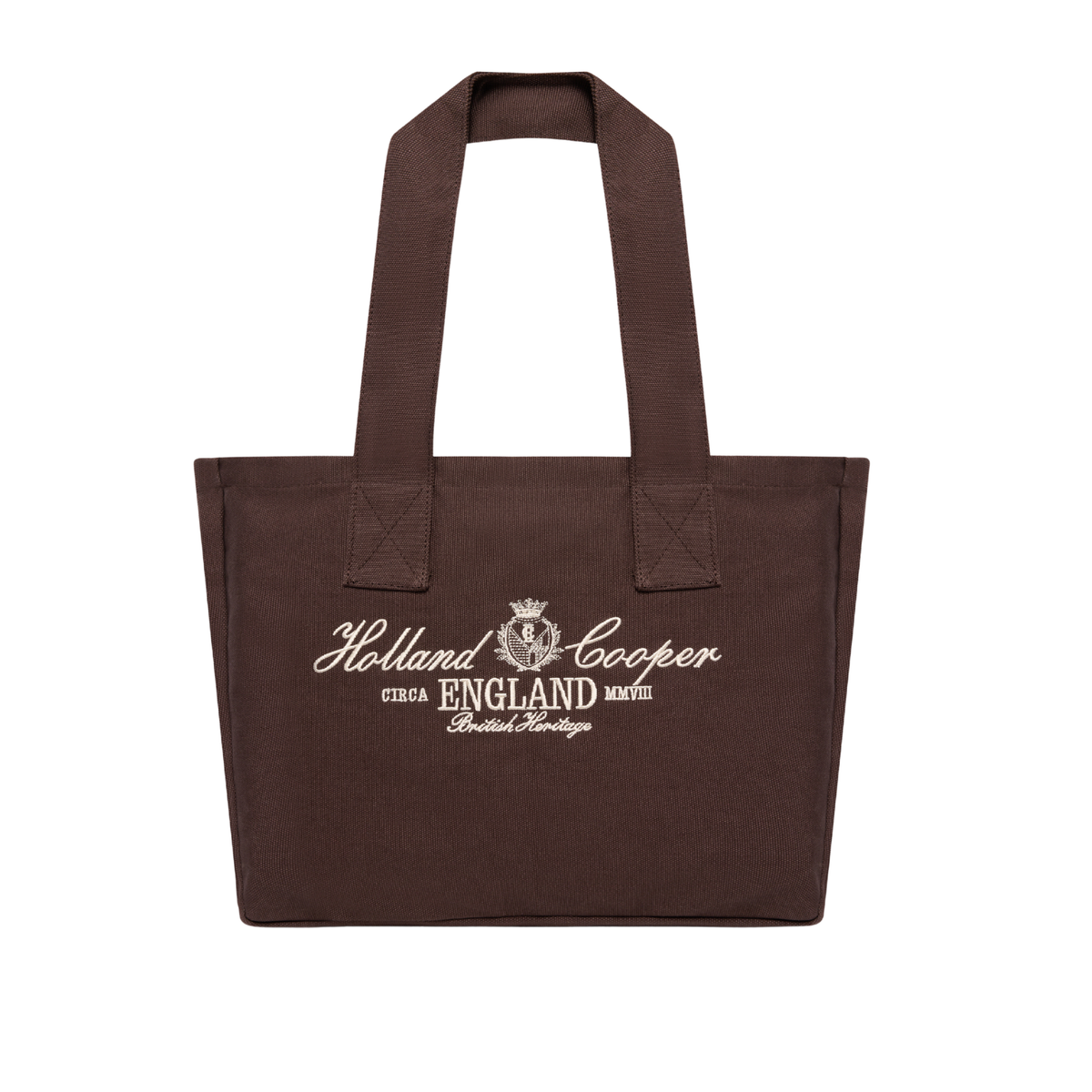 Essential Tote Bag Chocolate Ecru